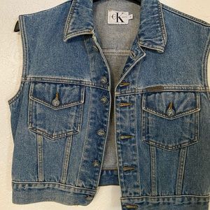 Vintage Calvin Klein denim vest